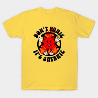 Don't Panic It's Satanic T-Shirt